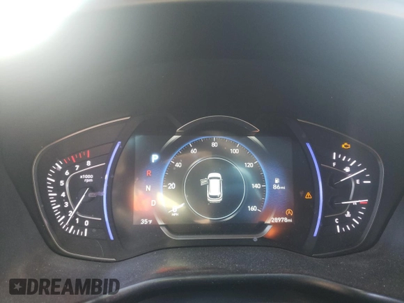 2019 Hyundai Santa Fe Limited with VIN 5NMS53AA3KH107209, listed as a Copart auction lot 70795322 with 28,978 mi miles. Bid and sale history available at carsss.com. Image 9.
