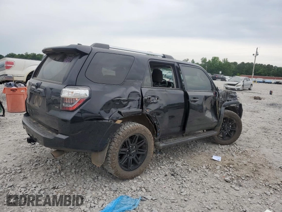 2023 Toyota 4Runner SR5 with VIN JTEEU5JR7P5298513, listed as a Copart auction lot 56635025 with 40,407 mi miles and Salvage title. Bid and sale history available at DreamBid. Image 3.