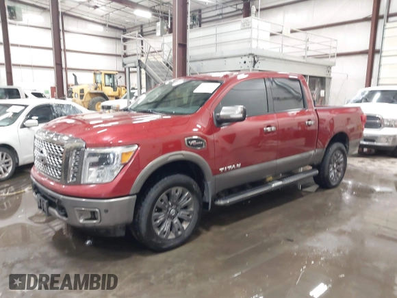 2017 Nissan Titan SV with VIN 1N6AA1E53HN529594, listed as a IAAI auction lot 41479406 with 121,715 mi miles and . Bid and sale history available at DreamBid. Image 2.
