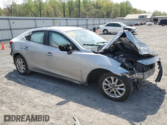 2014 Mazda 3 i Touring with VIN JM1BM1V72E1195996, listed as a Copart auction lot 54355625 with Not Provided miles and Salvage Title. Bid and sale history available at DreamBid. Image 4.