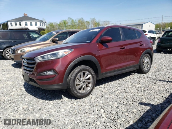 2016 Hyundai Tucson SE z VIN KM8J3CA49GU139380, wystawiony jako Copart lot #54912075 z przebiegiem 89 094 mil mil oraz Szkoda całkowita • Salvage title. Historia ofert i sprzedaży dostępna na DreamBid. Obrazek 1.