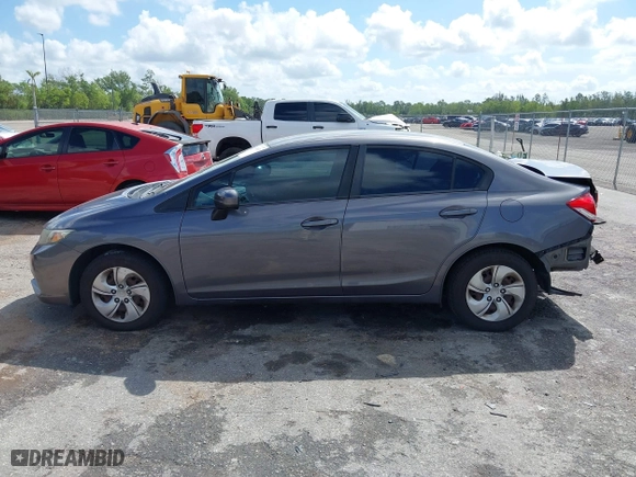 2015 Honda Civic Sedan LX with VIN 19XFB2F59FE119409, listed as a IAAI auction lot 41918479 with 116,895 mi miles. Bid and sale history available at carsss.com. Image 14.