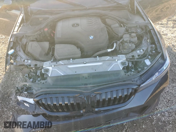 2023 BMW 3 Series 330i xDrive with VIN 3MW89FF08P8D10039, listed as a Copart auction lot 43472935 with 0 mi miles and Salvage Title. Bid and sale history available at carsss.com. Image 11.