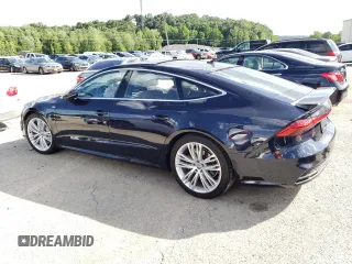 2019 Audi A7 Prestige with VIN WAUV2AF27KN121089, listed as a Copart auction lot 57636514 with 18,367 mi miles and Salvage Title. Bid and sale history available at carsss.com. Image 2.