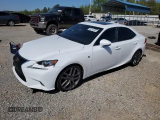 2016 Lexus IS 200t with VIN JTHBA1D28G5003411, listed as a Copart auction lot 52214105 with 65,640 mi miles and Salvage title. Bid and sale history available at DreamBid. Image 1.