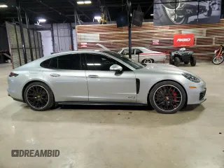 2019 Porsche Panamera GTS with VIN WP0AG2A74KL139265, listed as a Copart auction lot 87722185 with 23,141 mi miles and Salvage Title. Bid and sale history available at carsss.com. Image 1.