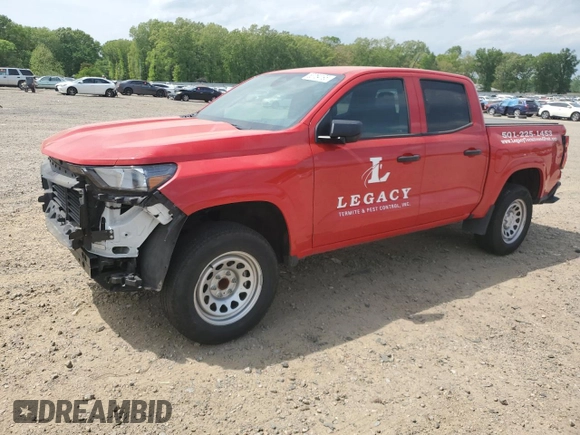 2024 Chevrolet Colorado 2WD Work Truck with VIN 1GCPSBEK8R1109537, listed as a Copart auction lot 53754195 with 30,124 mi miles and Salvage Title. Bid and sale history available at DreamBid. Image 1.