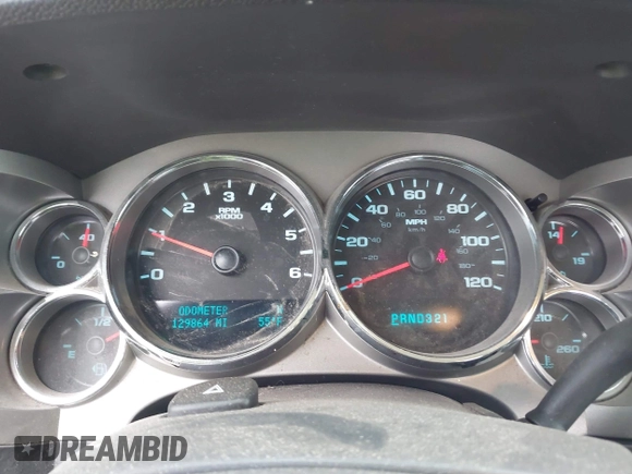 2009 Chevrolet Silverado 1500 LT with VIN 1GCEK29079Z199152, listed as a IAAI auction lot 41934658 with 129,864 mi miles. Bid and sale history available at carsss.com. Image 7.