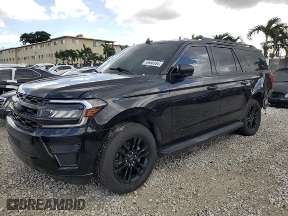 2022 Ford Expedition Max XLT with VIN 1FMJK1HT9NEA61985, listed as a Copart auction lot 76666394 with 54,866 mi miles and Salvage title. Bid and sale history available at DreamBid. Image 1.
