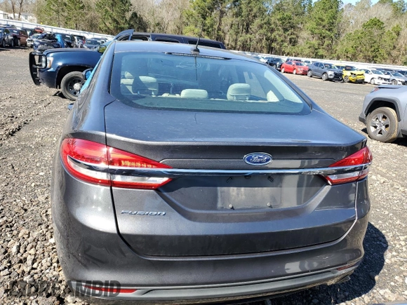 2018 Ford Fusion S with VIN 3FA6P0G72JR242689, listed as a Copart auction lot 48126295 with 0 mi miles and Salvage Title. Bid and sale history available at carsss.com. Image 6.