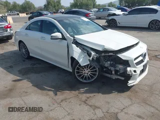 2016 Mercedes-Benz CLA with VIN WDDSJ4GB3GN364209, listed as a IAAI auction lot 41895420 with 121,840 mi miles. Bid and sale history available at carsss.com. Image 1.