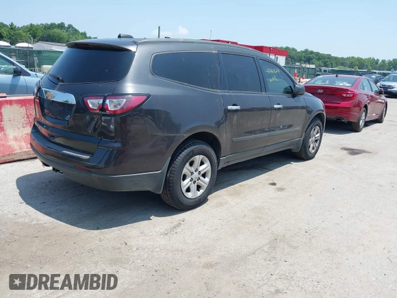 2017 Chevrolet Traverse LS with VIN 1GNKVFED9HJ114763, listed as a IAAI auction lot 42468214 with 146,072 mi miles and . Bid and sale history available at DreamBid. Image 4.