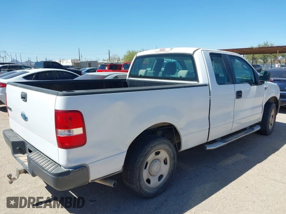 2007 Ford F-150 STX with VIN 1FTRX12W67NA51557, listed as a IAAI auction lot 41799858 with 107,210 mi miles and . Bid and sale history available at DreamBid. Image 4.