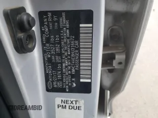 2017 Hyundai Accent SE with VIN KMHCT4AE8HU316672, listed as a Copart auction lot 50090235 with 117,529 mi miles and Salvage Title. Bid and sale history available at carsss.com. Image 12.