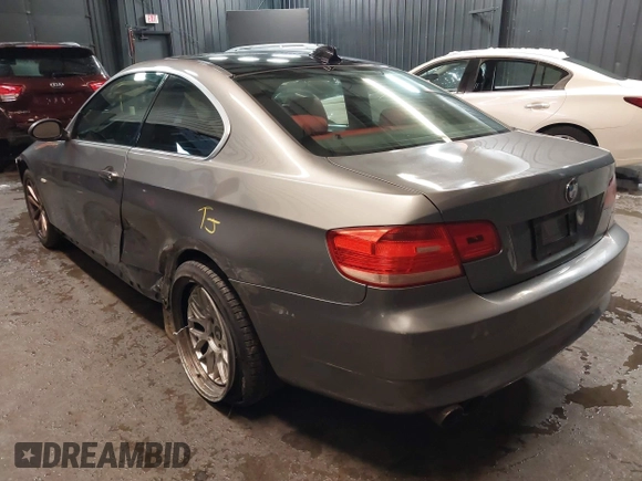 2008 BMW 3 Series 328i with VIN WBAWB33588P134753, listed as a IAAI auction lot 41357638 with 123,163 mi miles. Bid and sale history available at carsss.com. Image 3.