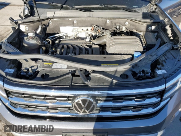 2023 Volkswagen Atlas SE with VIN 1V2KE2CA5PC226004, listed as a Copart auction lot 43184745 with 18,568 mi miles and Salvage title. Bid and sale history available at DreamBid. Image 12.