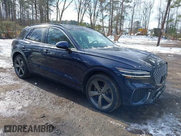 2022 Genesis GV70 Sport z VIN KMUMCDTC3NU074029, wystawiony jako IAAI lot #41400987 z przebiegiem 29 494 mil mil oraz . Historia ofert i sprzedaży dostępna na DreamBid. Obrazek 1.