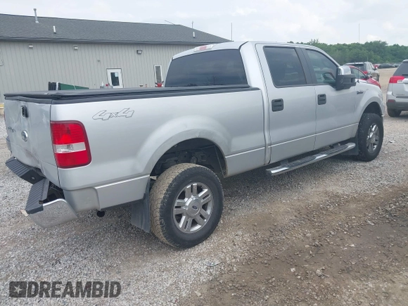 2008 Ford F-150 XLT with VIN 1FTPW14V08FB94174, listed as a IAAI auction lot 42517636 with 152,592 mi miles and . Bid and sale history available at DreamBid. Image 4.