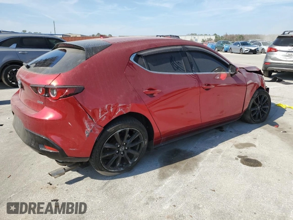 2022 Mazda 3 Premium with VIN JM1BPAML4N1514465, listed as a Copart auction lot 44143875 with 52,002 mi miles and Non repairable. Bid and sale history available at DreamBid. Image 3.