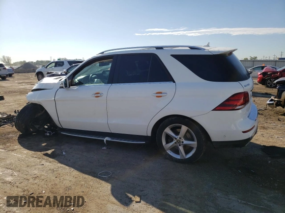 2019 Mercedes-Benz GLE 400 with VIN 4JGDA5GB5KB206405, listed as a Copart auction lot 73008534 with 79,206 mi miles and Salvage title. Bid and sale history available at DreamBid. Image 2.