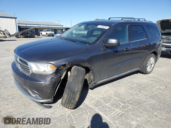 2017 Dodge Durango SXT with VIN 1C4RDJAG5HC824373, listed as a Copart auction lot 47763015 with 140,609 mi miles and Salvage title. Bid and sale history available at DreamBid. Image 1.