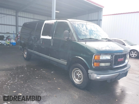 2001 GMC Savana z VIN 1GJGG29R311223791, wystawiony jako IAAI lot #41531575 z przebiegiem 213 418 mil mil oraz . Historia ofert i sprzedaży dostępna na DreamBid. Obrazek 1.