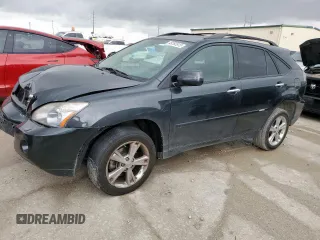 2008 Lexus RX 400h with VIN JTJHW31UX82069599, listed as a Copart auction lot 49292615 with 124,697 mi miles and Salvage Title. Bid and sale history available at DreamBid. Image 1.