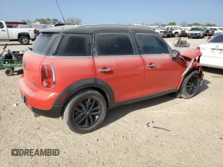2012 MINI Countryman z VIN WMWZB3C59CWM05511, wystawiony jako Copart lot #49343875 z przebiegiem 29 945 mil mil oraz Szkoda całkowita • Salvage title. Historia ofert i sprzedaży dostępna na DreamBid. Obrazek 3.