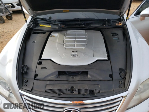 2012 Lexus LS 460 with VIN JTHCL5EF8C5014605, listed as a Copart auction lot 81706824 with Not provided miles and Salvage title. Bid and sale history available at DreamBid. Image 12.