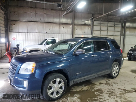 2017 GMC Terrain SLE with VIN 2GKFLTE38H6253449, listed as a Copart auction lot 44912615 with 164,449 mi miles and Clean Title. Bid and sale history available at carsss.com. Image 1.