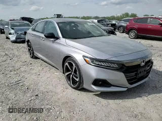 2021 Honda Accord Sport with VIN 1HGCV2F34MA004730, listed as a Copart auction lot 54352655 with 44,412 mi miles and Salvage title. Bid and sale history available at DreamBid. Image 13.