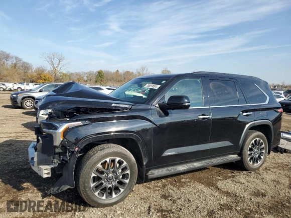2023 Toyota Sequoia SR5 with VIN 7SVAAABA3PX003172, listed as a Copart auction lot 78859064 with 30,126 mi miles and Salvage Title. Bid and sale history available at carsss.com. Image 1.