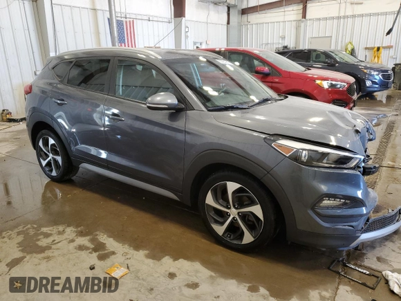 2018 Hyundai Tucson Sport with VIN KM8J3CALXJU747858, listed as a Copart auction lot 55984945 with 53,526 mi miles and Clean title. Bid and sale history available at DreamBid. Image 4.