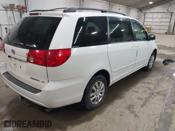 2008 Toyota Sienna with VIN 5TDZK23C98S198105, listed as a IAAI auction lot 41900816 with 165,607 mi miles and . Bid and sale history available at DreamBid. Image 4.