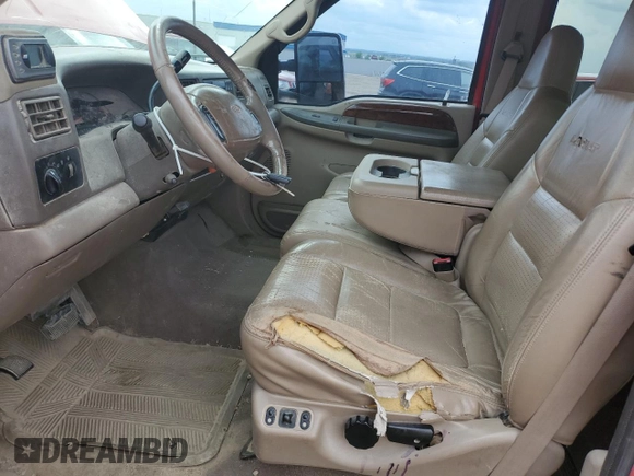 2001 Ford F-350 XL z VIN 3FTSW31F11MA52473, wystawiony jako Copart lot #58697325 z przebiegiem 258 150 mil mil oraz Szkoda całkowita • Salvage title. Historia ofert i sprzedaży dostępna na DreamBid. Obrazek 7.