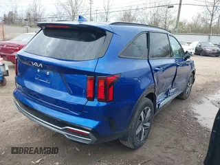 2023 Kia Sorento S with VIN 5XYRL4LC5PG161153, listed as a IAAI auction lot 41905244 with 23,912 mi miles and . Bid and sale history available at DreamBid. Image 4.