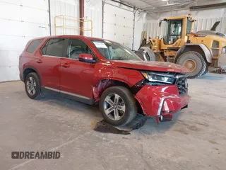 2023 Honda Pilot EX-L z VIN 5FNYG1H50PB019244, wystawiony jako IAAI lot #42091449 z przebiegiem 11 857 mil mil oraz . Historia ofert i sprzedaży dostępna na DreamBid. Obrazek 1.