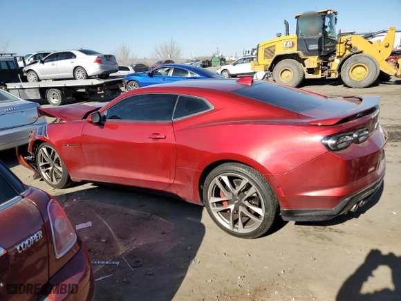 2022 Chevrolet Camaro 2SS with VIN 1G1FH1R75N0106775, listed as a Copart auction lot 83111664 with 0 mi miles and Salvage Title. Bid and sale history available at carsss.com. Image 2.