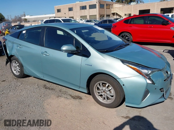 2018 Toyota Prius Two with VIN JTDKARFU9J3065238, listed as a IAAI auction lot 41676208 with 267,357 mi miles. Bid and sale history available at carsss.com. Image 1.