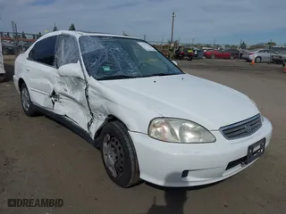 1999 Honda Civic EX with VIN 2HGEJ8648XH526377, listed as a IAAI auction lot 41517330 with 167,375 mi miles. Bid and sale history available at carsss.com. Image 1.