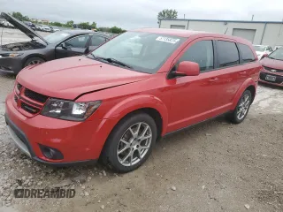 2015 Dodge Journey R/T z VIN 3C4PDCEG7FT614792, wystawiony jako Copart lot #57135825 z przebiegiem 165 912 mil mil oraz Szkoda całkowita • Salvage title. Historia ofert i sprzedaży dostępna na DreamBid. Obrazek 1.