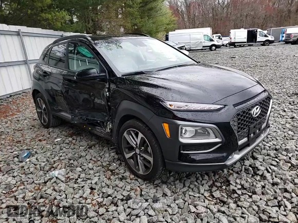 2021 Hyundai Kona Ultimate with VIN KM8K5CA53MU609454, listed as a Copart auction lot 45005193 with 14,695 mi miles and . Bid and sale history available at DreamBid. Image 12.