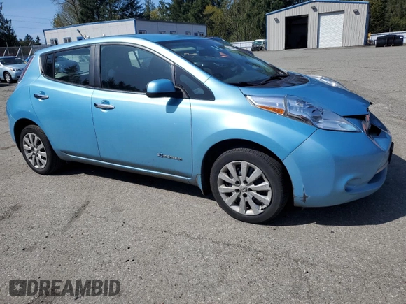 2015 Nissan LEAF S with VIN 1N4AZ0CP4FC315769, listed as a Copart auction lot 53134425 with 80,719 mi miles and Salvage Title. Bid and sale history available at DreamBid. Image 4.