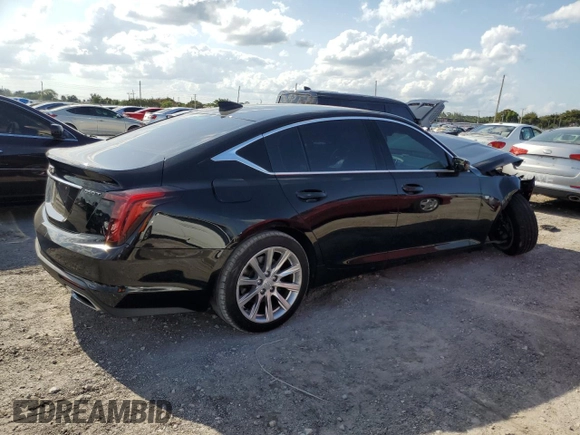 2020 Cadillac CT5 Luxury z VIN 1G6DM5RK8L0119235, wystawiony jako Copart lot #52723065 z przebiegiem 82 212 mil mil oraz Szkody całkowita. Historia ofert i sprzedaży dostępna na DreamBid. Obrazek 3.