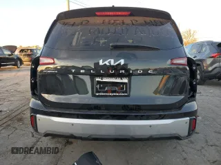 2024 Kia Telluride LX with VIN 5XYP24GC5RG525496, listed as a Copart auction lot 80153234 with 6,445 mi miles and Clean title. Bid and sale history available at DreamBid. Image 6.