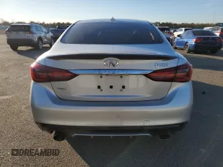 2018 Infiniti Q50 3.0t LUXE with VIN JN1EV7AR6JM610365, listed as a Copart auction lot 85545534 with 0 mi miles and Non Repairable. Bid and sale history available at carsss.com. Image 6.