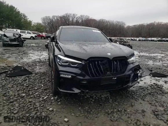2021 BMW X6 xDrive40i with VIN 5UXCY6C00M9G43276, listed as a Copart auction lot 83149214 with 0 mi miles and Salvage Title. Bid and sale history available at carsss.com. Image 12.