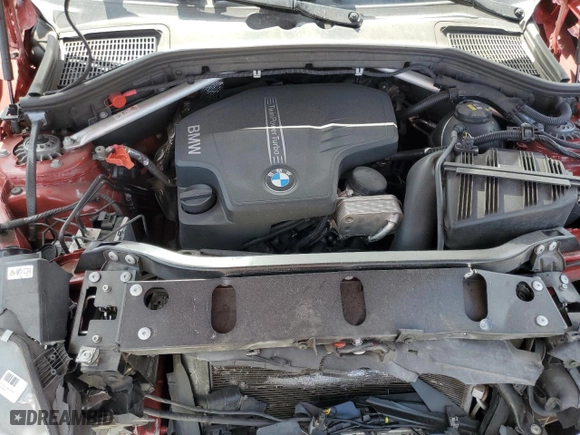 2017 BMW X4 xDrive28i with VIN 5UXXW3C5XH0T78858, listed as a Copart auction lot 40003843 with 106,244 mi miles. Bid and sale history available at carsss.com. Image 12.