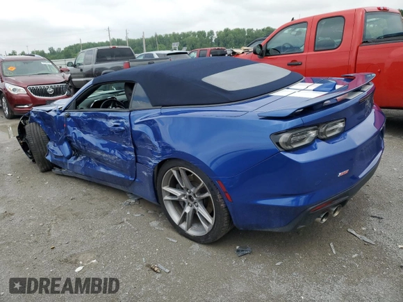 2019 Chevrolet Camaro 2SS z VIN 1G1FH3D70K0108433, wystawiony jako Copart lot #54542274 z przebiegiem 37 726 mil mil oraz Szkoda całkowita • Salvage title. Historia ofert i sprzedaży dostępna na DreamBid. Obrazek 2.