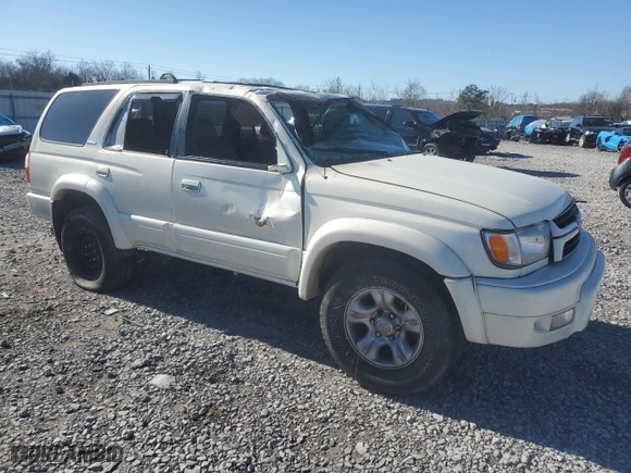 2002 Toyota 4Runner Limited with VIN JT3GN87R229001091, listed as a Copart auction lot 88976275 with 0 mi miles and Non Repairable. Bid and sale history available at carsss.com. Image 4.